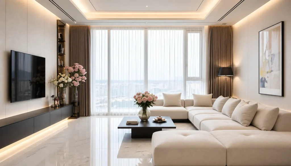 Portofolio kontraktor interior profesional Heksa Corp — Proyek Tengah Garden Singapore